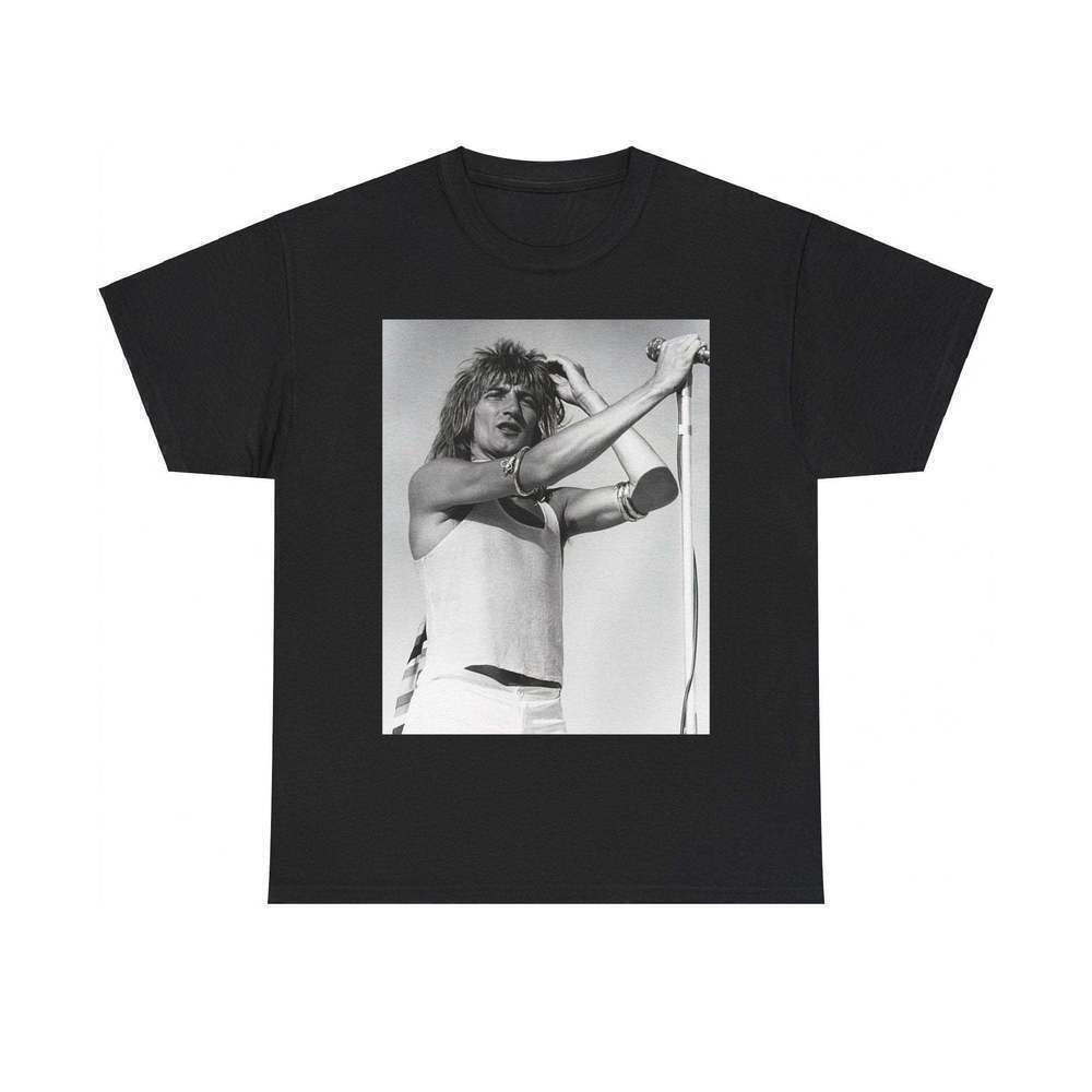 Rod Stewart Classic Rock Music Fan Concert Graphic T-Shirt